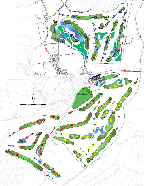 Platzlayout Golf-Club An der Pinnau e.V.